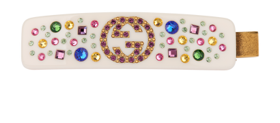 Gucci Crystal Hair Clip, front view